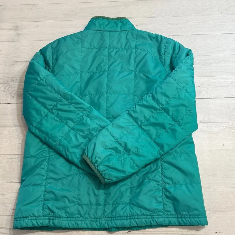 REI girls teal blue lightweight‎ puffer jacket XL 18